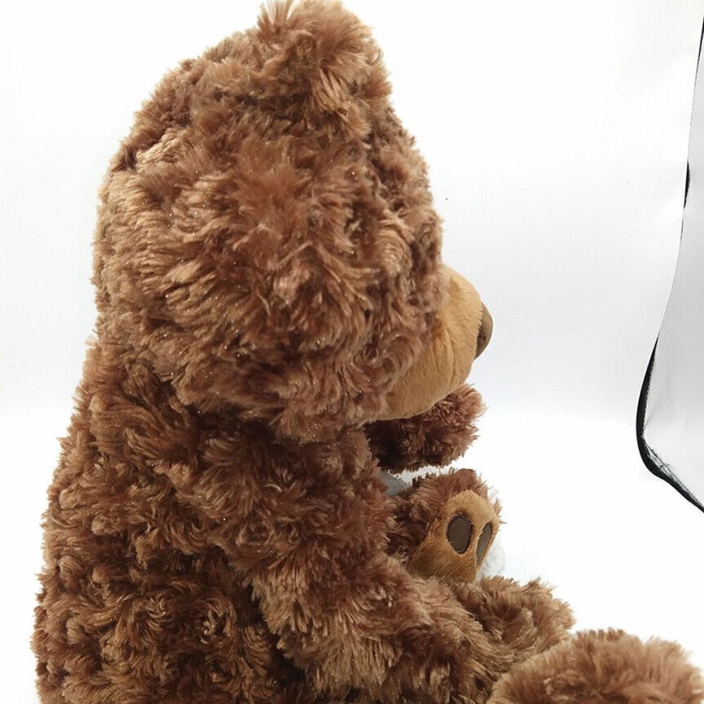 GUND Philbin Teddy Bear Chocolate Brown 18" Plush Stuffed Animal 320047 Paw Pads - Picture 2 of 15